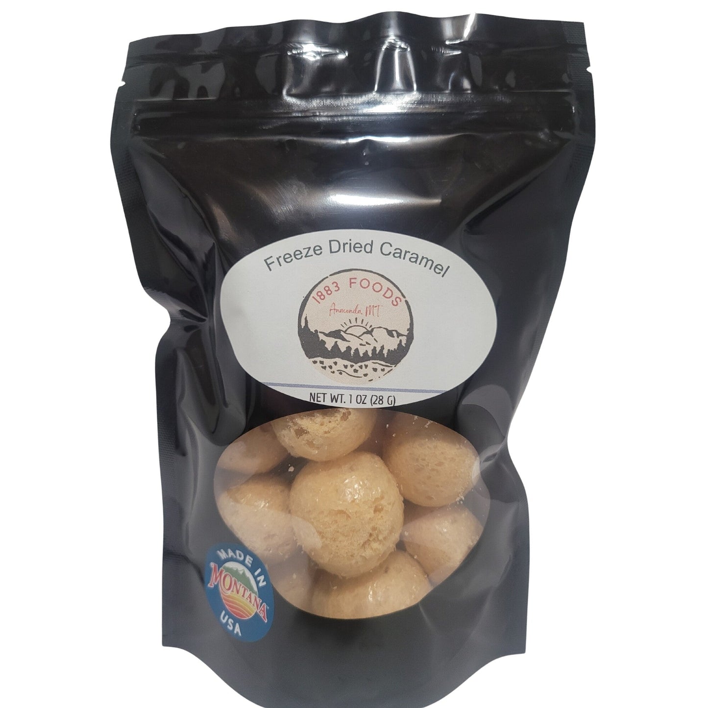 1883 Foods Freeze Dried Caramels - 1 OZ 12 Pack