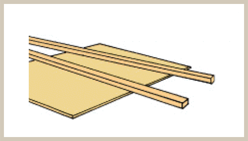 Basswood - Stripwood - 1/32" x 3/8"