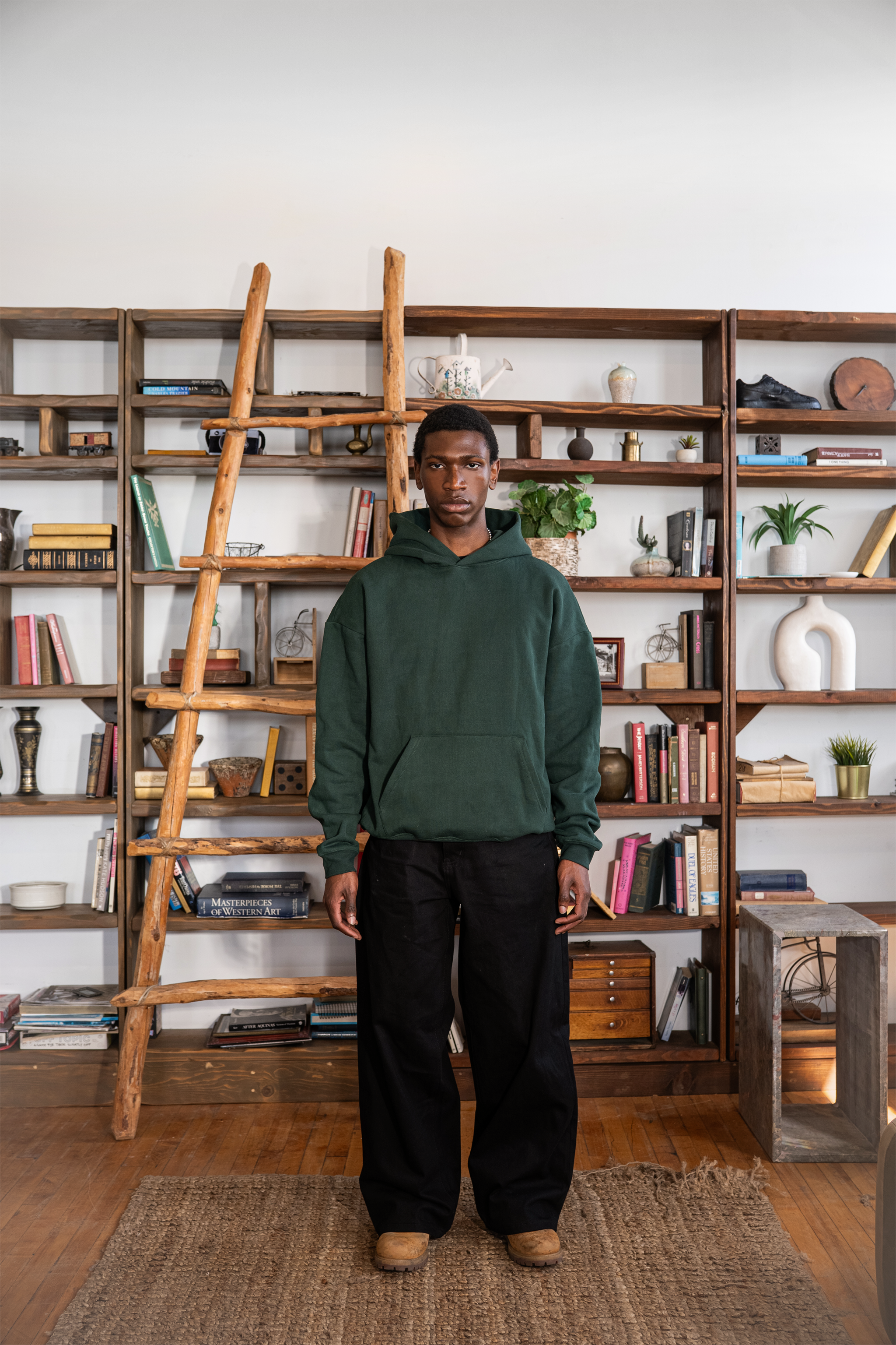 600 GSM 'Pine' Core Hoodie