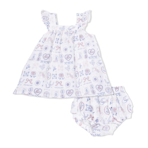 Country Western Heirlooms Sundress & Bloomer