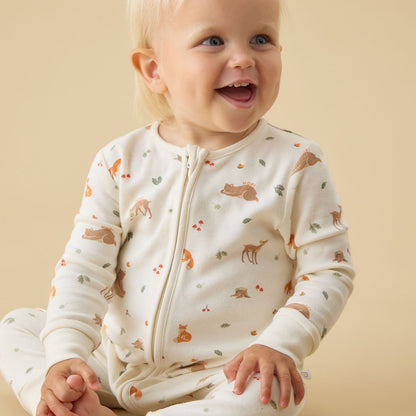 Forest Friends Clever Zip Sleepsuit