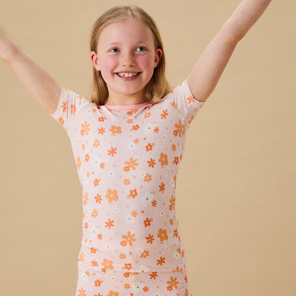 Flower Power Short Sleeve Pyjamas