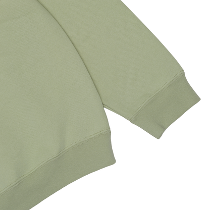 600 GSM 'Matcha' Fleece Crewneck