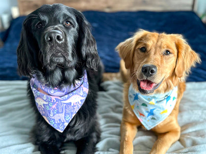 "I Love Mom" Dog Bandana