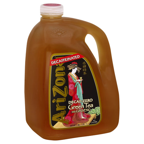 AriZona Decaf-Zero Green Tea 128 oz - 4 Pack