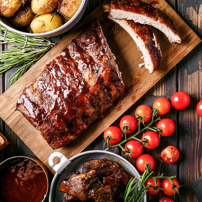 Award Winning Baby Back Ribs & Sauce: Feeds 4-6