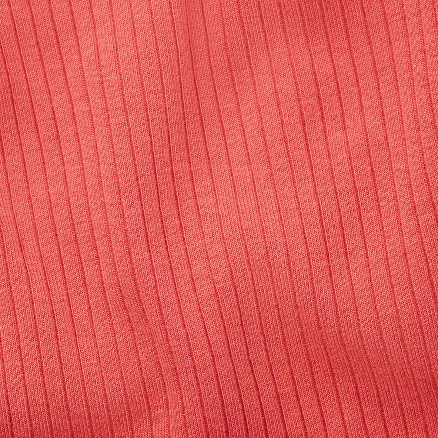 Coral Ribbed Clever Zip Sleepsuit