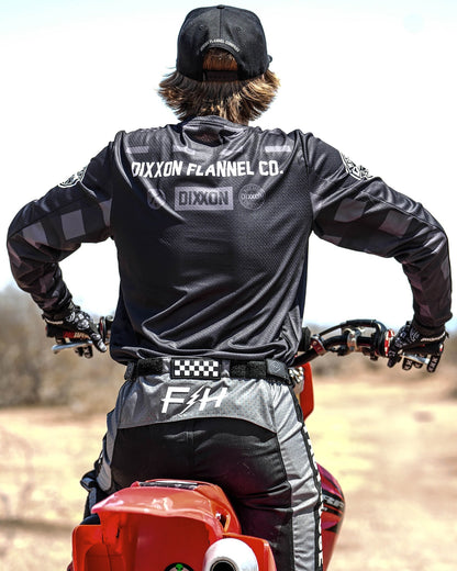 Icon Offroad / MX Jersey - Black & Gray