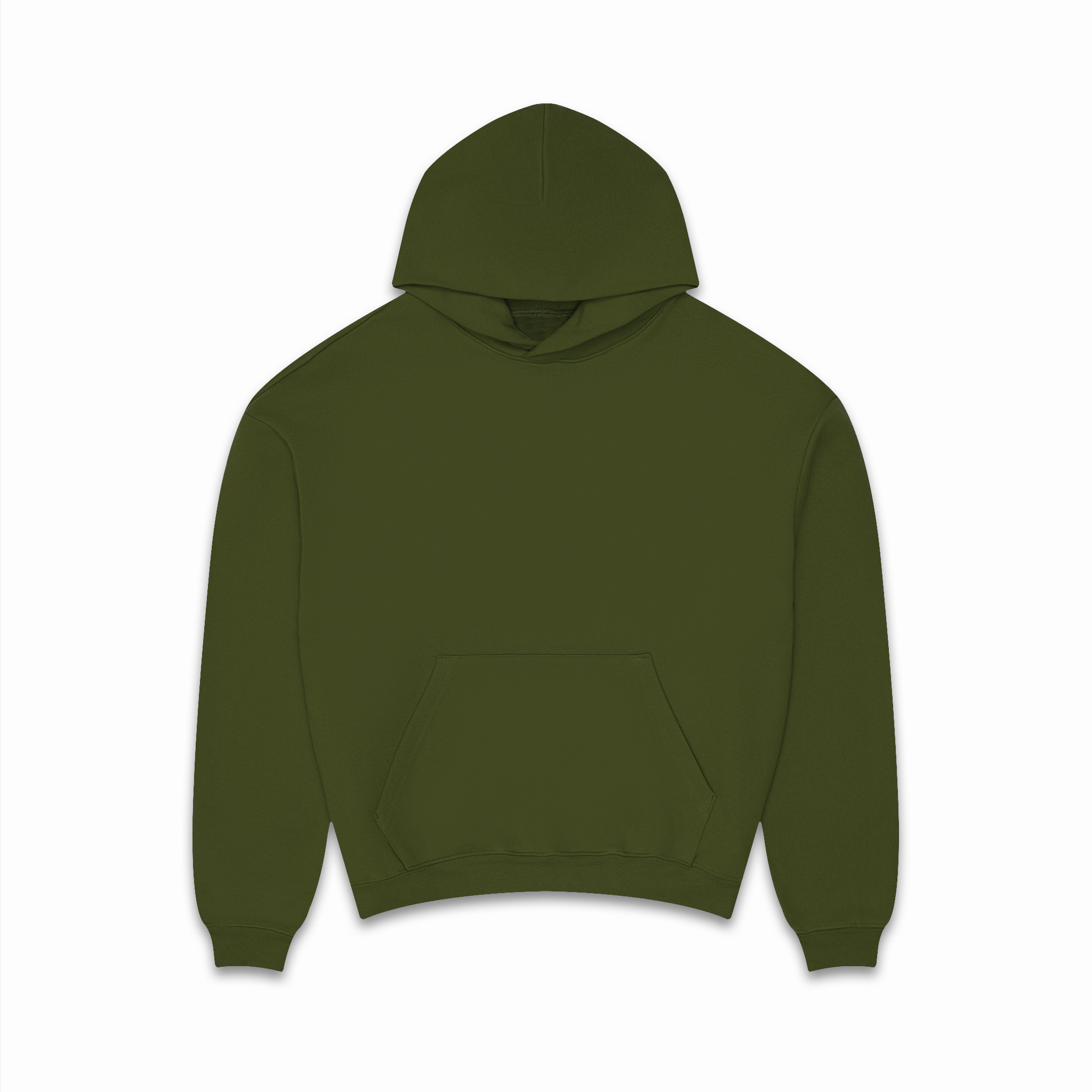 600 GSM 'Olive' Core Hoodie