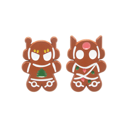 Rain World - Gingerbread Iterator Mini Pin Set