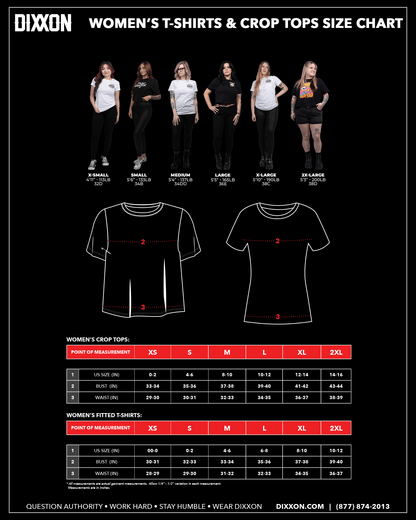 Women's Essential Cropped Tee - Black