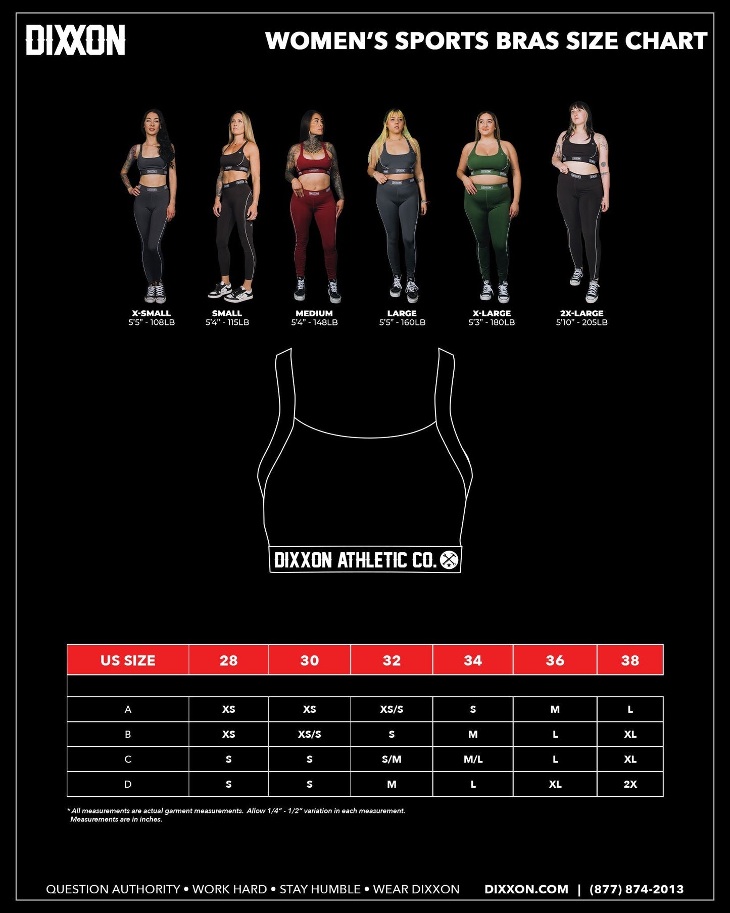 Women's Seamless Sports Bra - Black